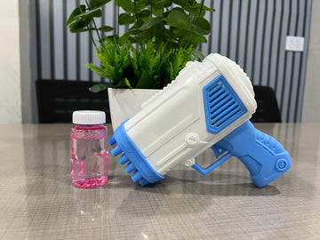 Electric Bazooka Colorful Bubble Gun - The Kids World