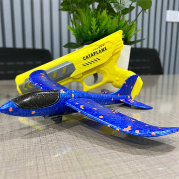 2-in-1 Airplane Launcher Toy Gun For Kids