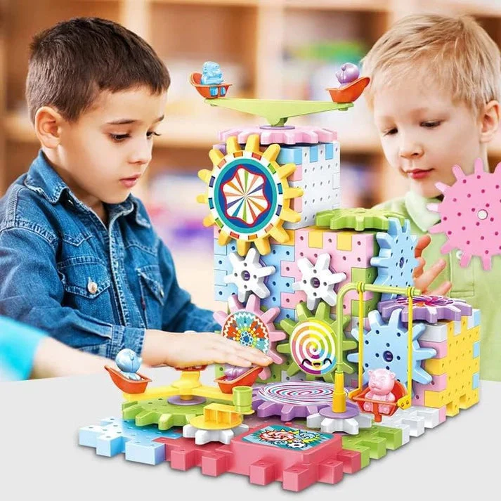 Electric Building Block Gear Toy (83 pcs) - The Kids World