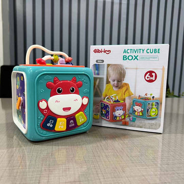 Activity Cube Box 6 in 1 For Toddlers
