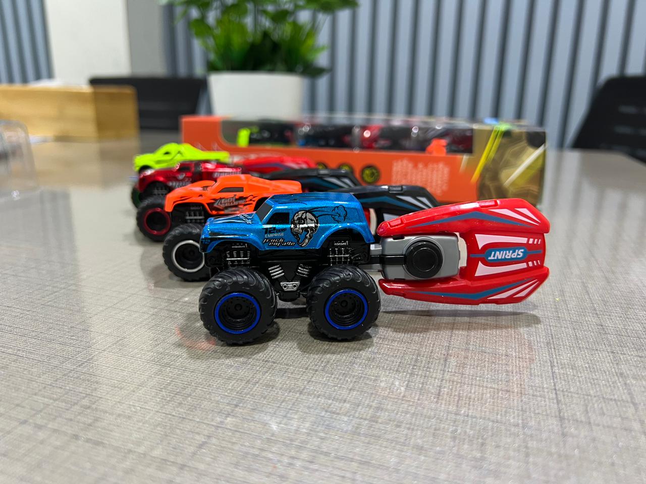Pack of 4 Key Launcher Hot Wheel Cars - The Kids World