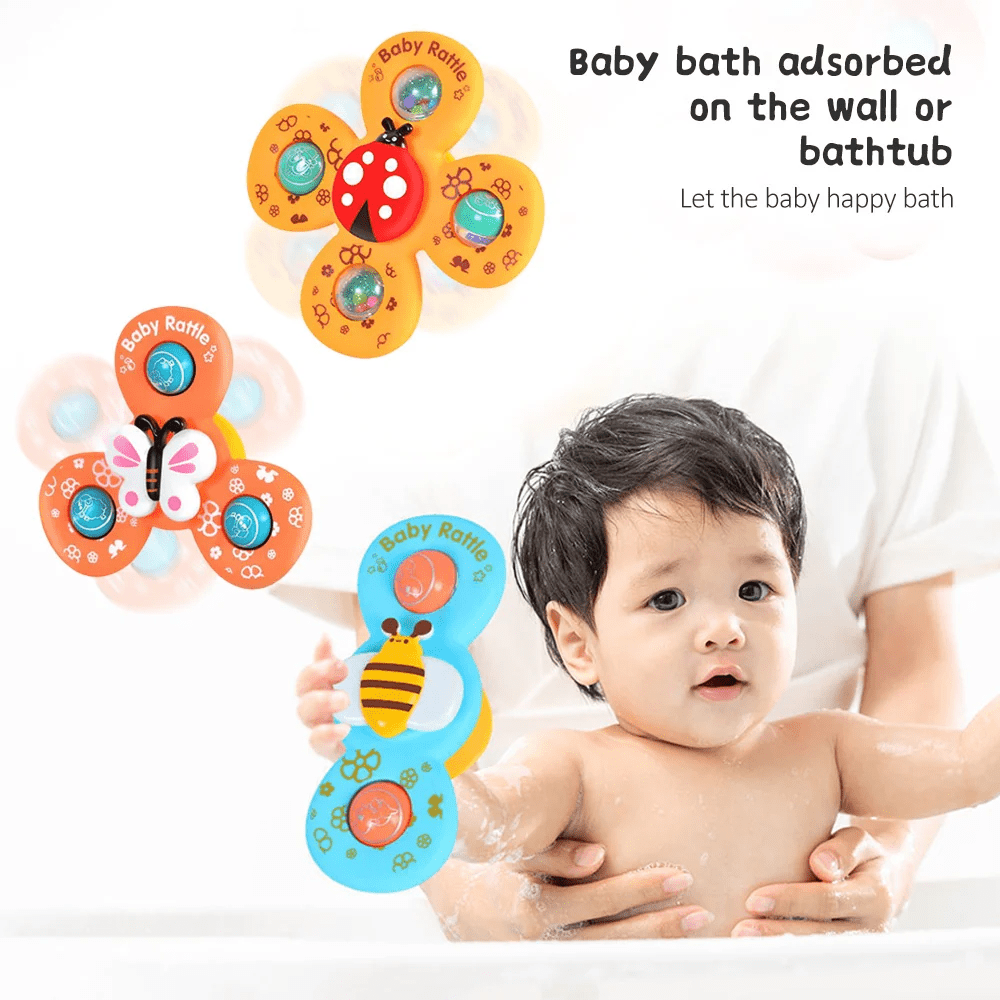 3in1 Delicate Sound Baby Rattle Set - The Kids World